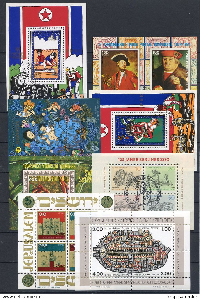 Blocklot Alle Welt - Lots & Kiloware (mixtures) - Max. 999 Stamps