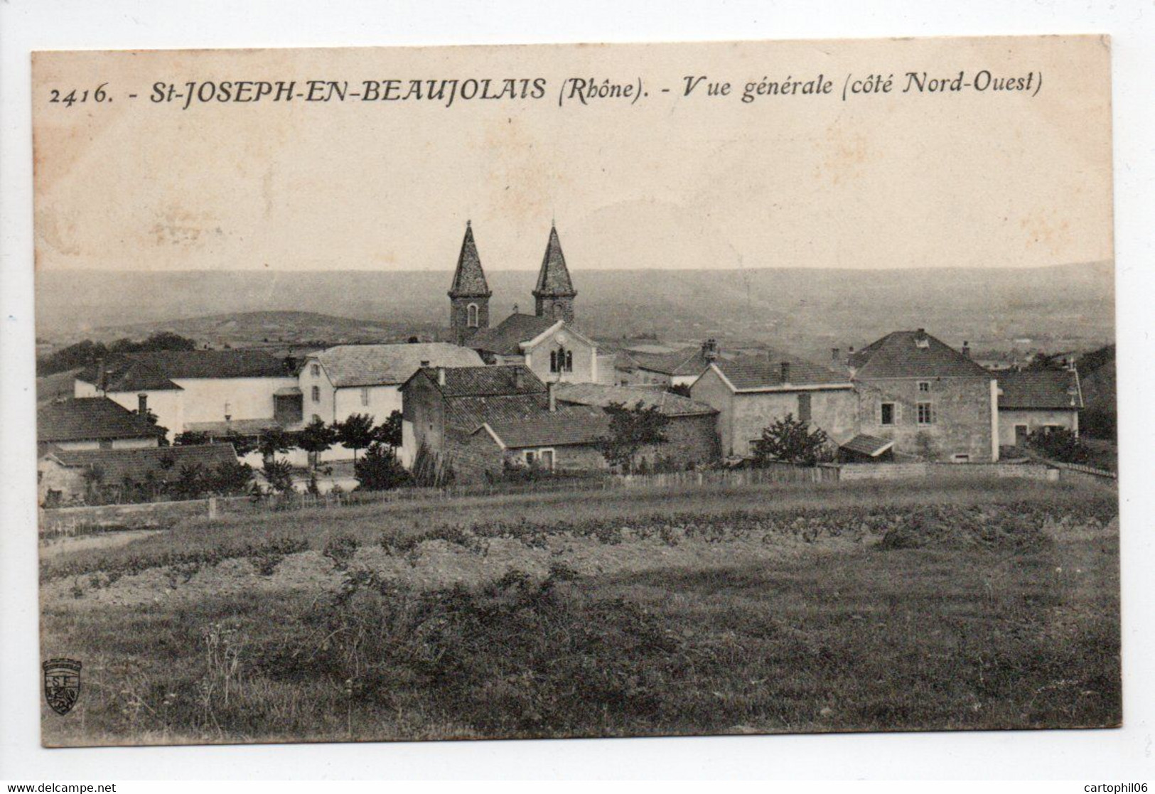 - CPA SAINT-JOSEPH-EN-BEAUJOLAIS (69) - Vue Générale 1911 - Edition FARGES 2416 - - Other & Unclassified