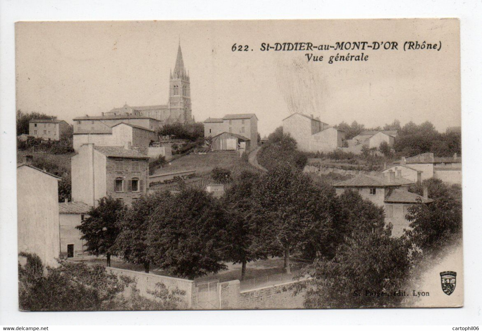 - CPA SAINT-DIDIER-AU-MONT-D'OR (69) - Vue Générale - Edition Farges 622 - - Autres & Non Classés