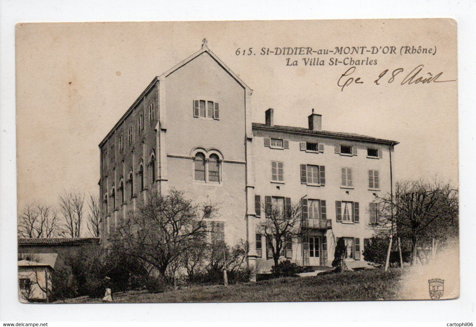 - CPA SAINT-DIDIER-AU-MONT-D'OR (69) - La Villa St-Charles 1911 - Edition Farges 615 - - Altri & Non Classificati