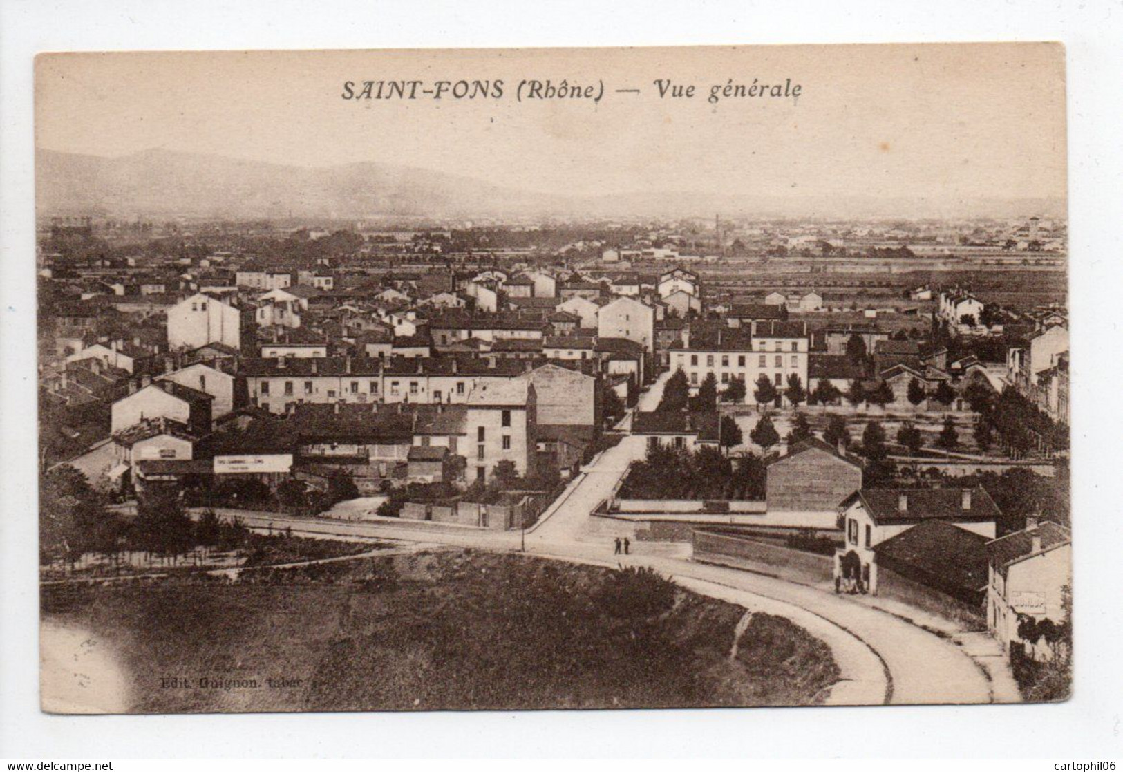 - CPA SAINT-FONS (69) - Vue Générale - Edition Guignon - - Autres & Non Classés