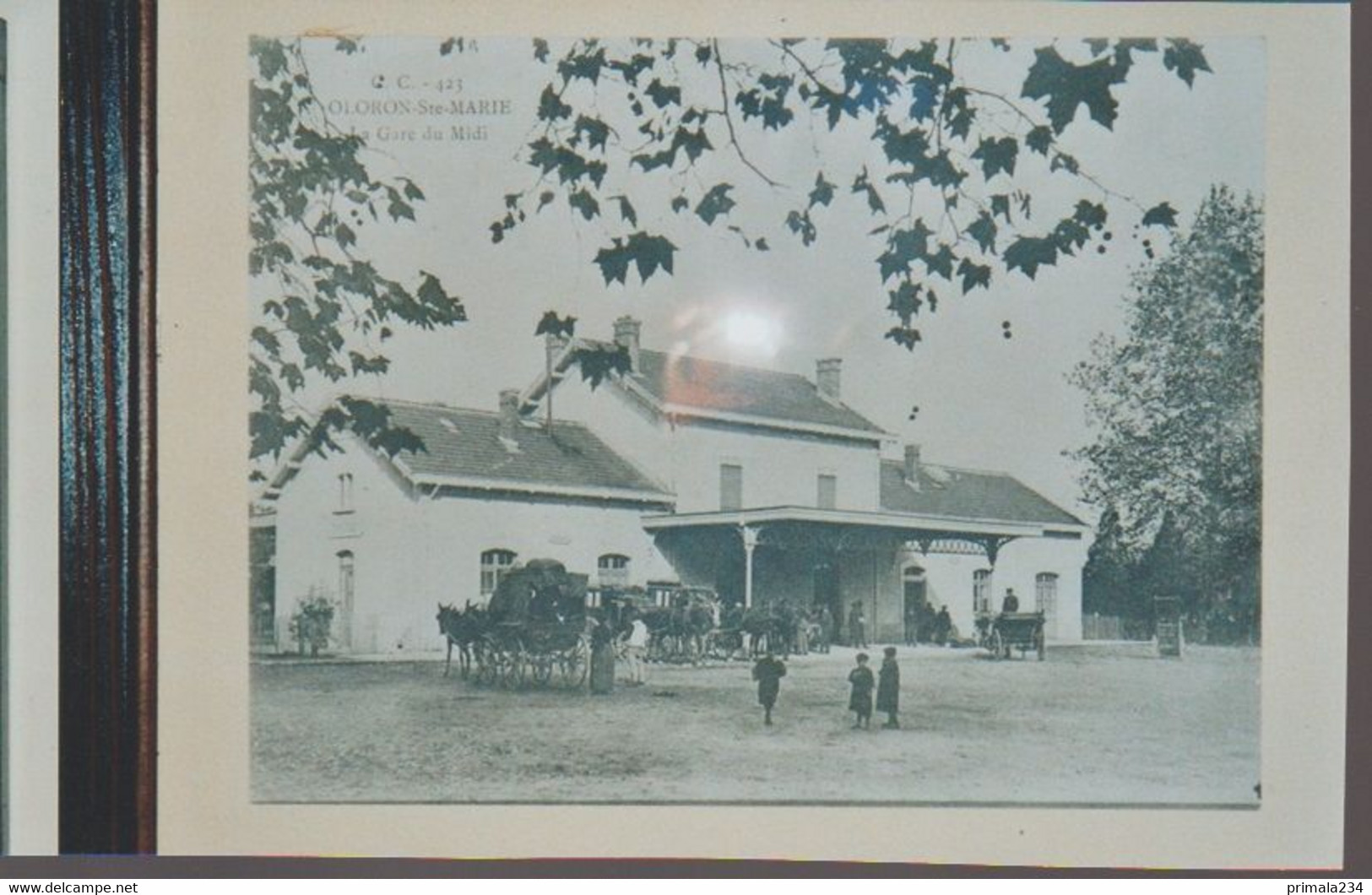 OLORON SAINTE MARIE - LA GARE -  PHOTO REPRODUCTION - Oloron Sainte Marie