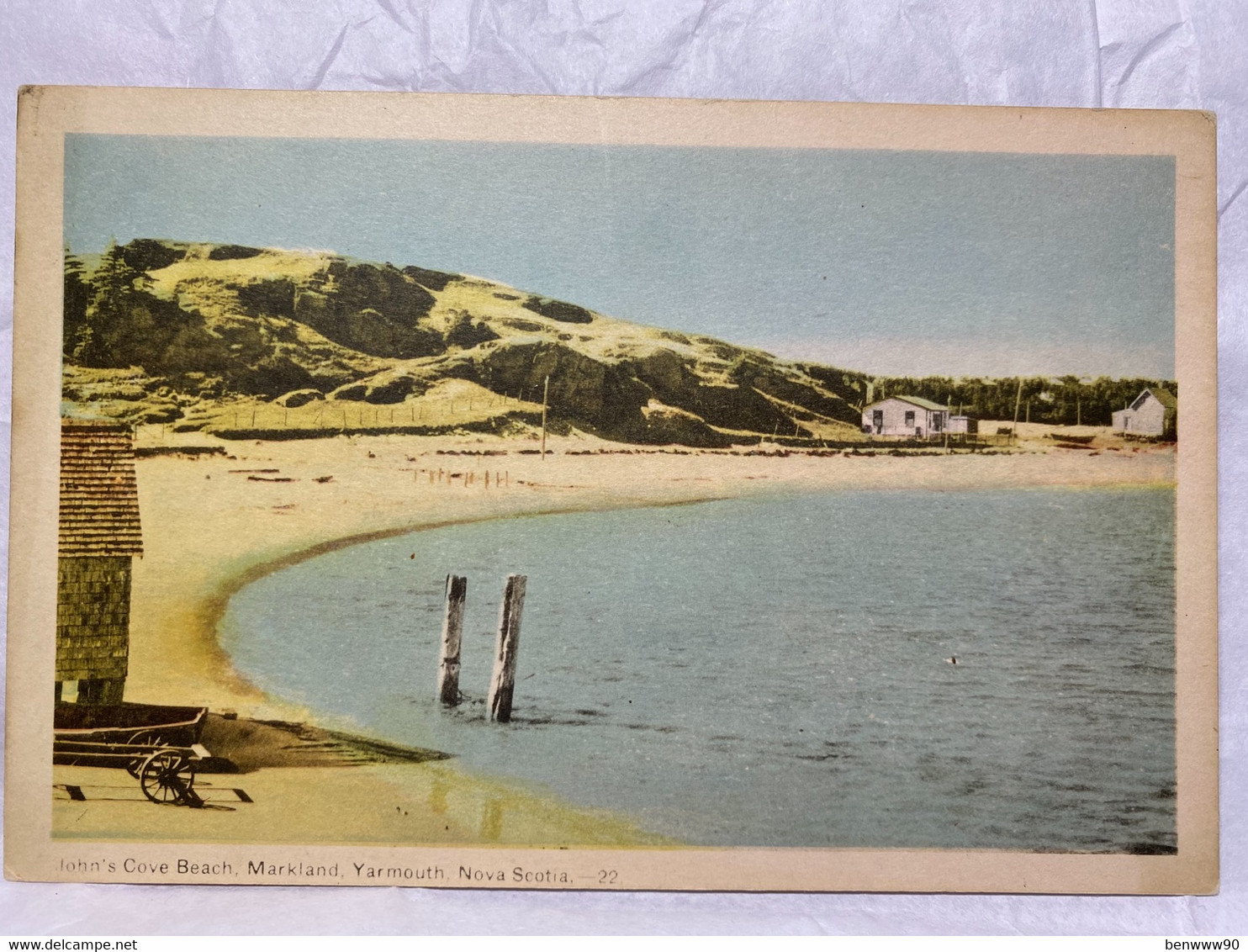 John’s Cove Beach, Markland, Yarmouth, Nova Scotia, Unused, Canada Postcard - Yarmouth