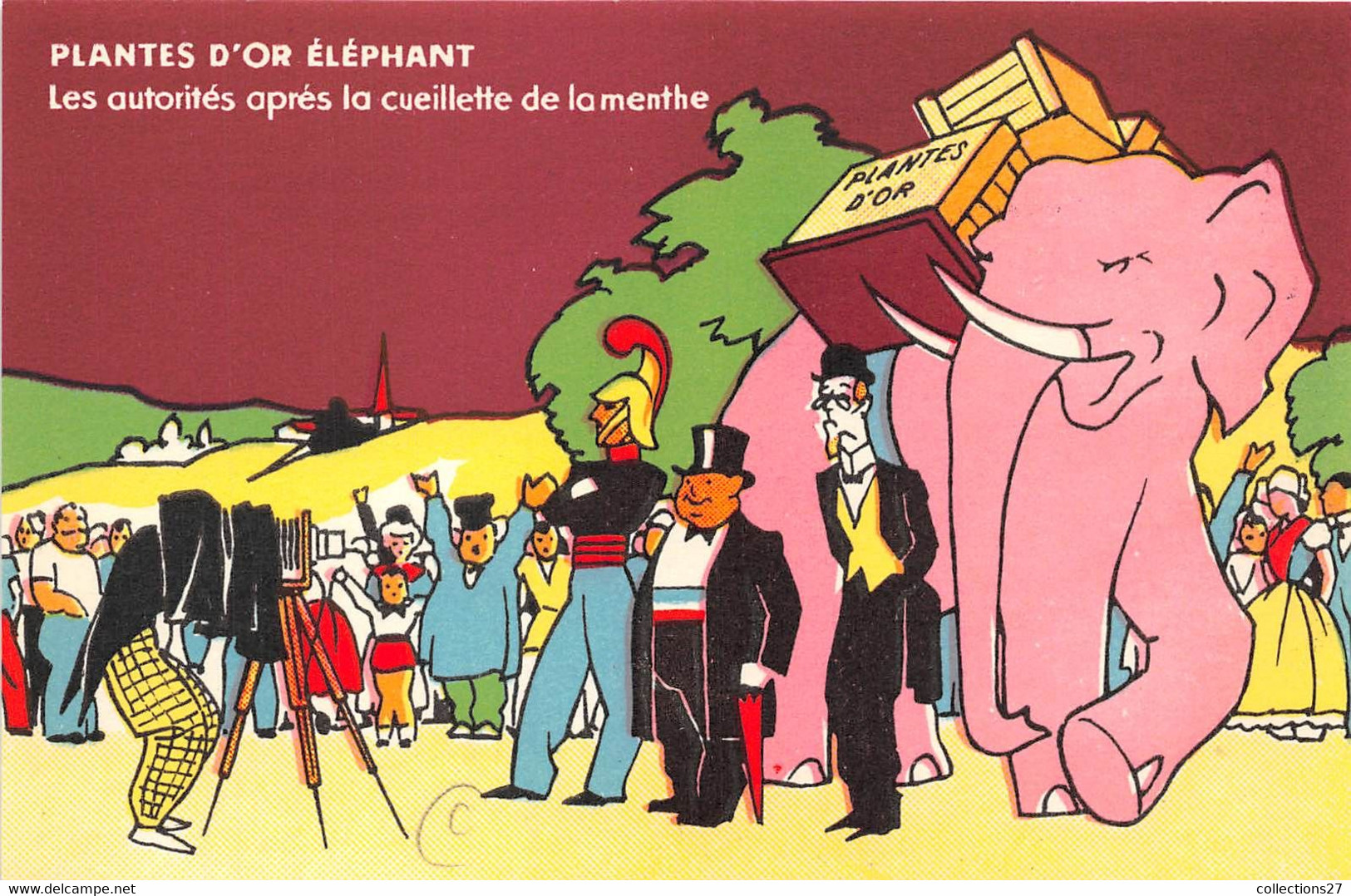 LESTROHAN-A- LOT DE 8 CARTES - LE THE DE L'ELEPHANT A TRAVERS LES ÂGES