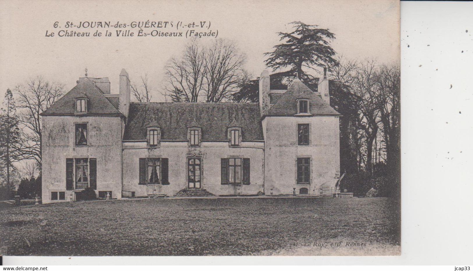 35 SAINT JOUAN DES GUERETS  -  Le Chateau De La Ville Es-Oiseaux  - - Andere & Zonder Classificatie