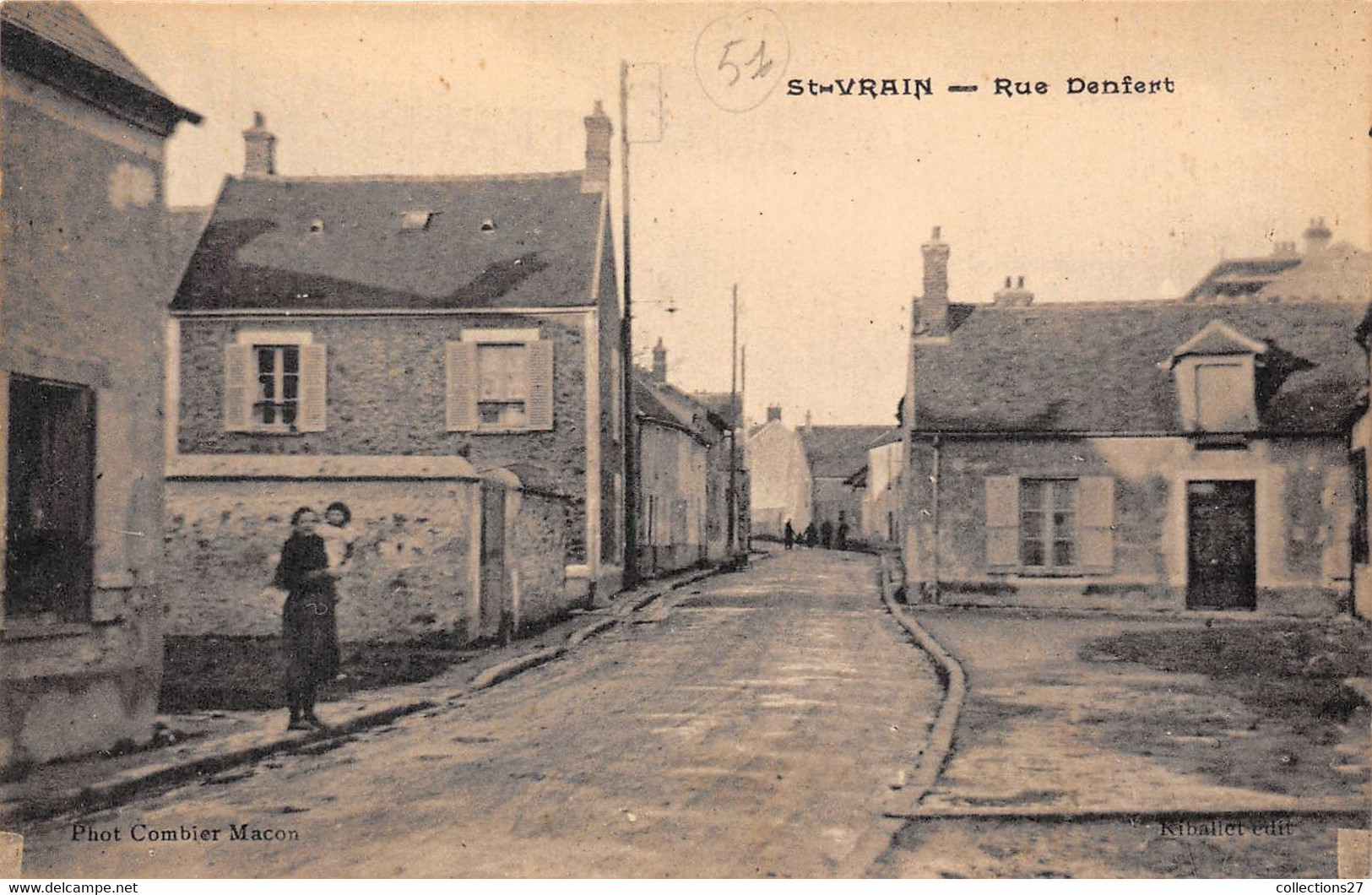 91-SAINT-VRAIN- RUE DENFERT - Saint Vrain