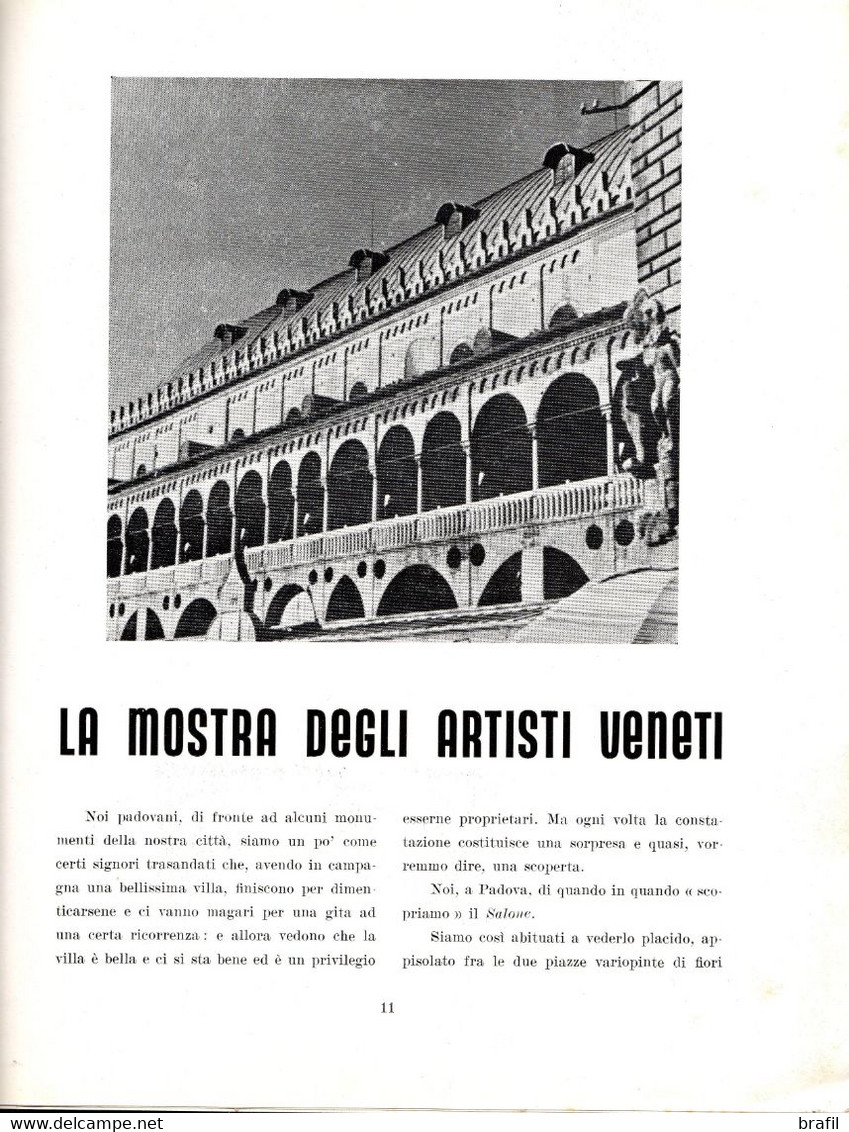 1938 Rivista "Padova" Rassegna Mensile Del Comune - Art, Design, Décoration