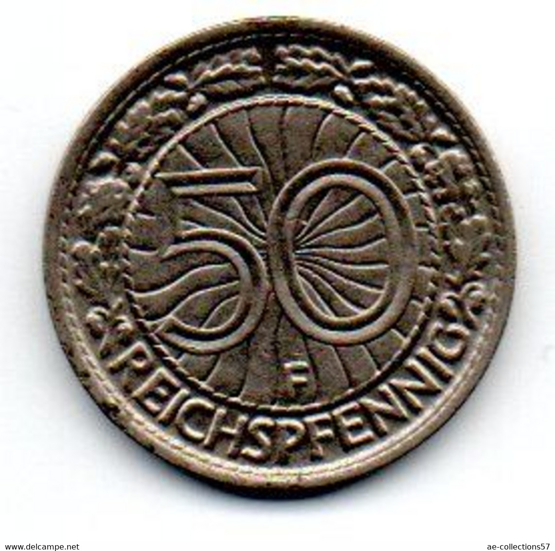 Allemagne - 50 Reichspfennig 1927 F TTB - 50 Rentenpfennig & 50 Reichspfennig