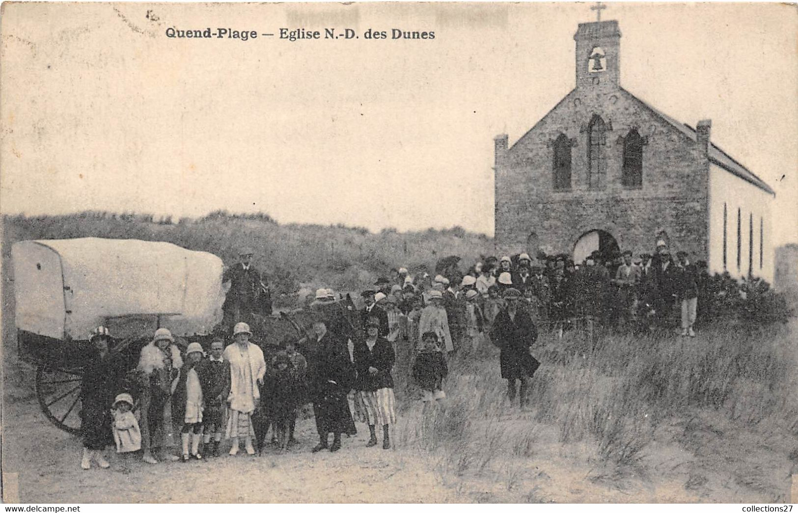 80-QUEND-PLAGE- EGLISE NOTRE-DAME DES DUNES - Quend