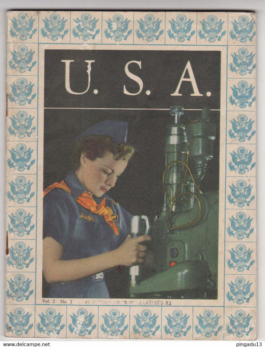 Au Plus Rapide WW2 Brochure USA - 1939-45