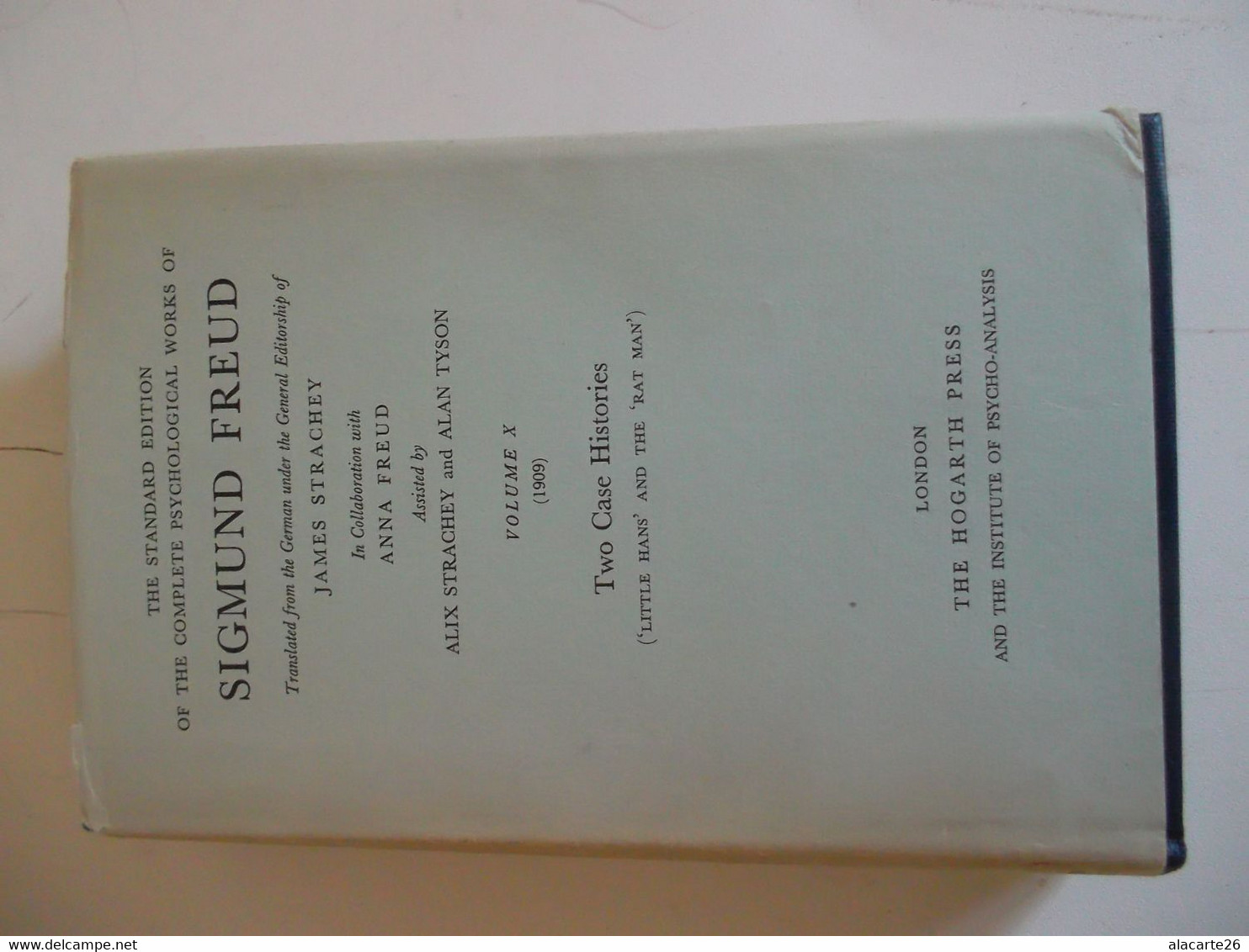 The Standard édition Of The Complete Psychological Works Of SIGMUND FREUD Vol. X (1909) - Psychology