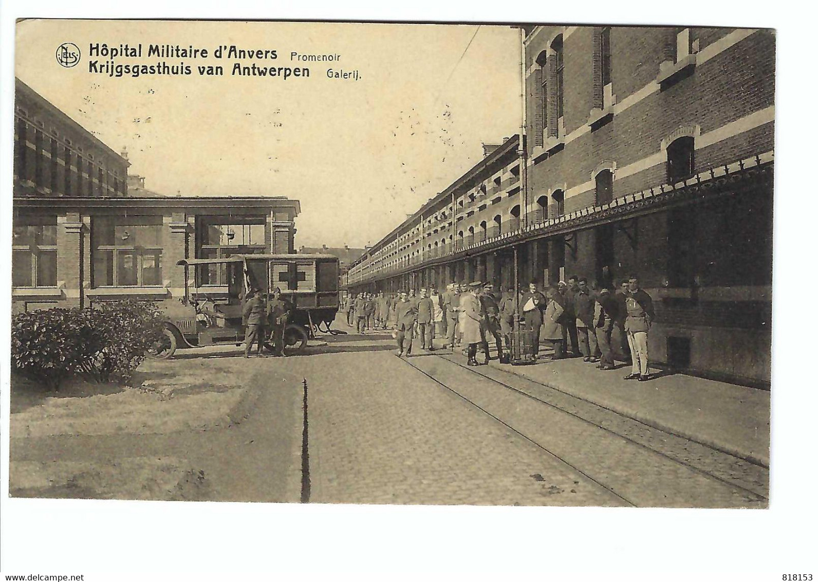 Antwerpen  Krijgsgasthuis Van Antwerpen   Galerij  Promenoir 1924 - Antwerpen