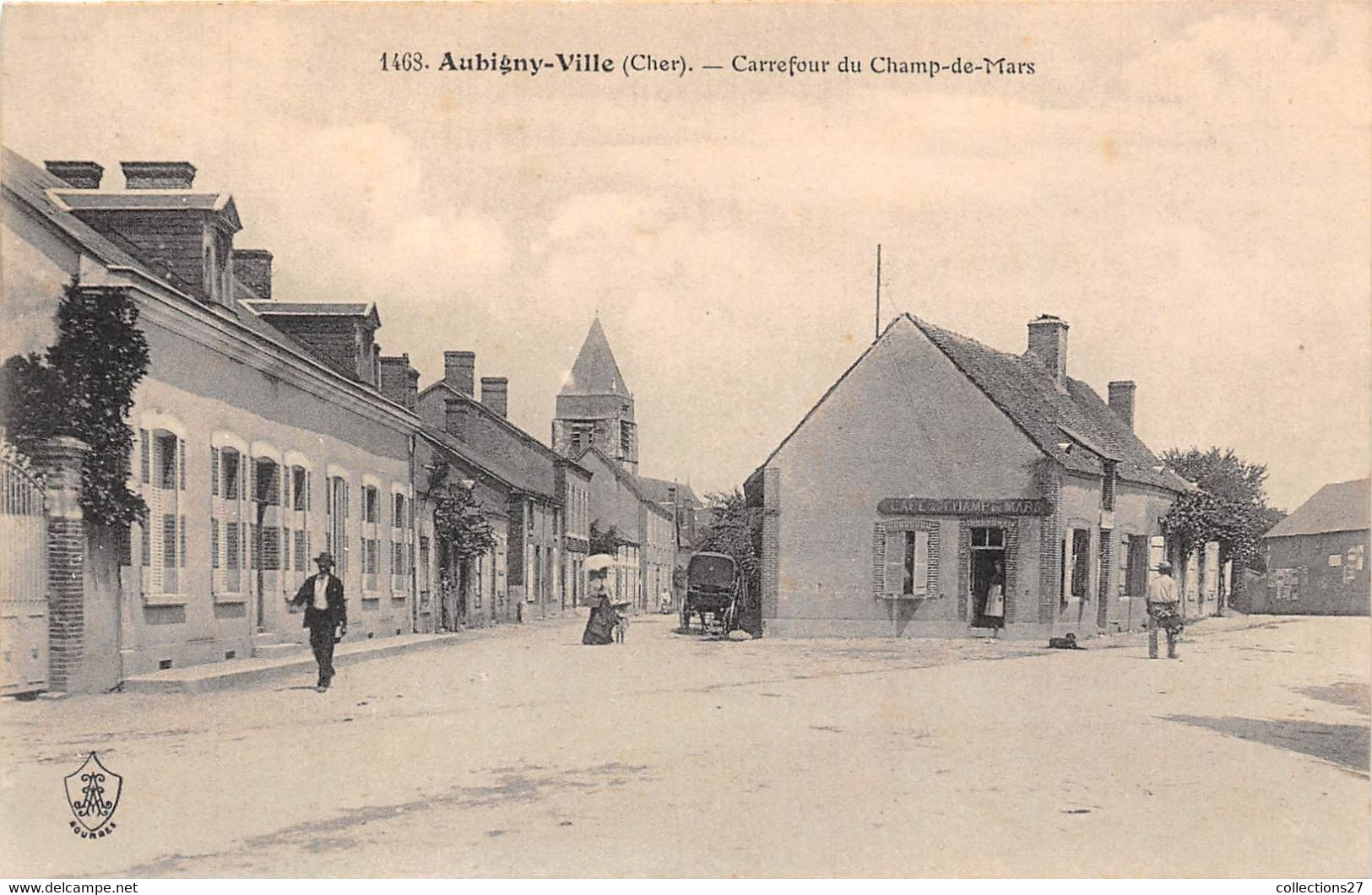 18-AUBIGNY-VILLE- CARREFOUR DU CHAMP-DE-MARS - Aubigny Sur Nere