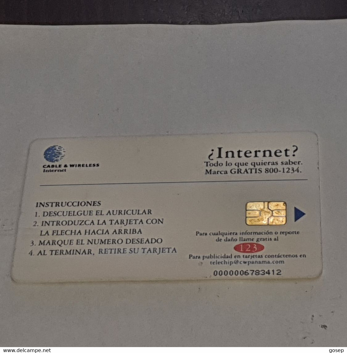 PANAMA-(PAN-C&W-061A)-conectate Descubrete-(9)-(b/.3.00)-(0000006783412)-used Card+1card Prepiad Free - Panamá