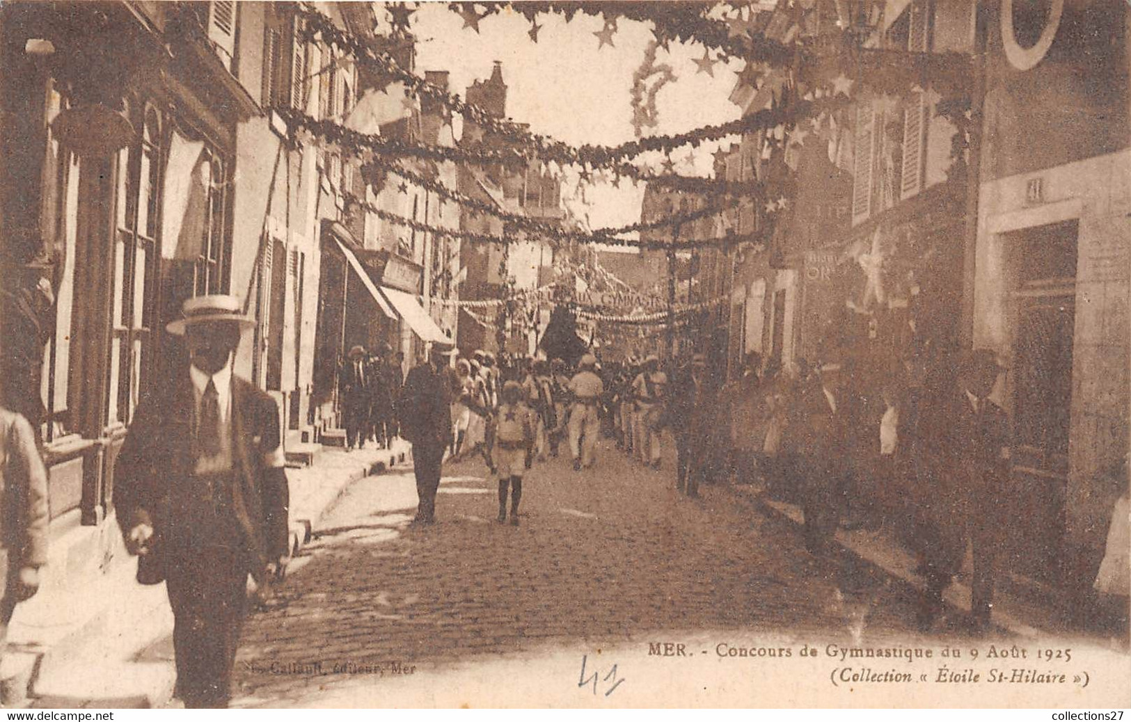 41-MER- CONCOURS DE GYMNASTIQUE DU 9 AOUT 1925 - Mer