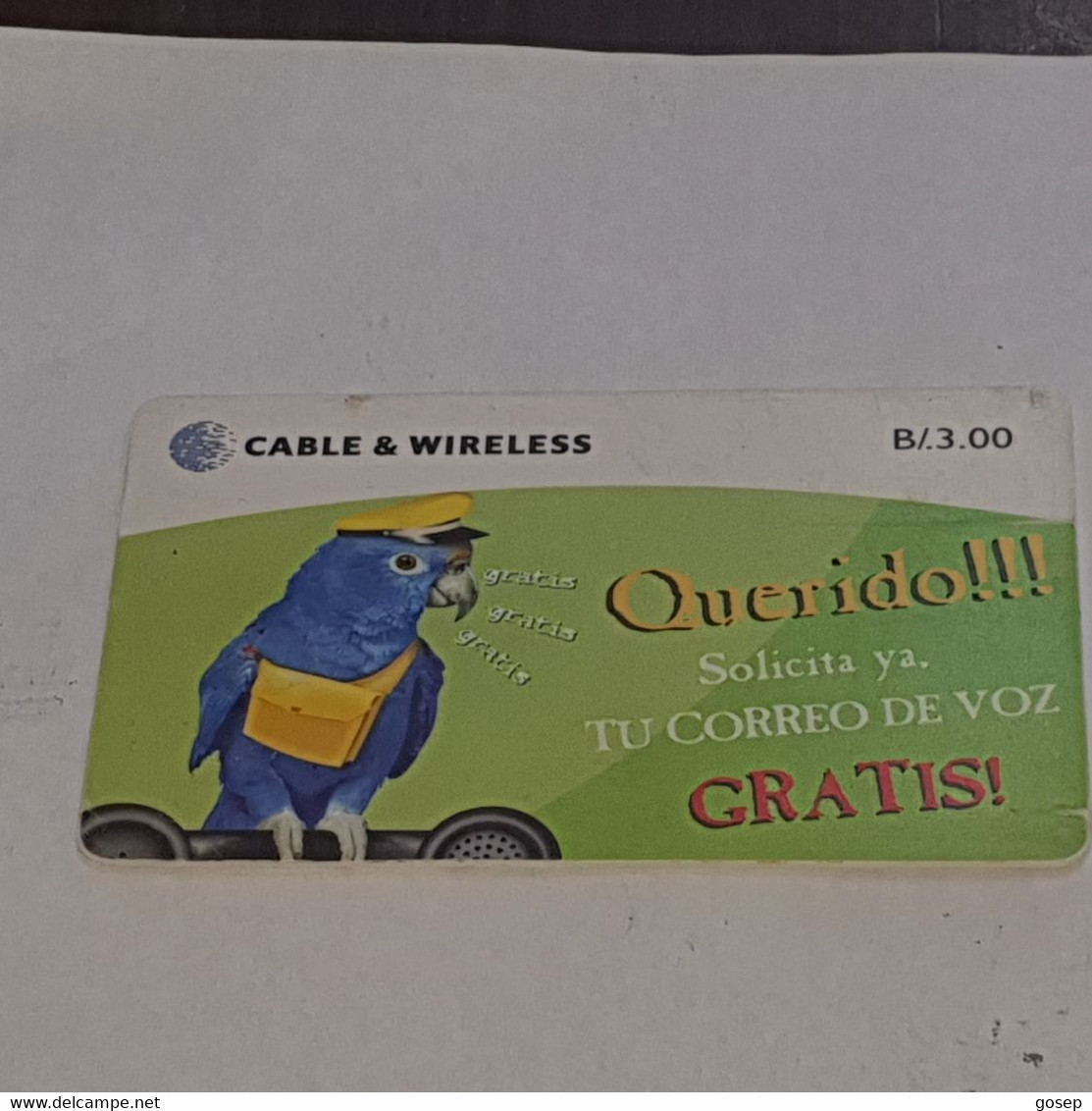 PANAMA-(PAN-C&W-084)-Querido Solicita Ya-(11)-(b/.3.00)-(0000003956769)-used Card+1card Prepiad Free - Panama