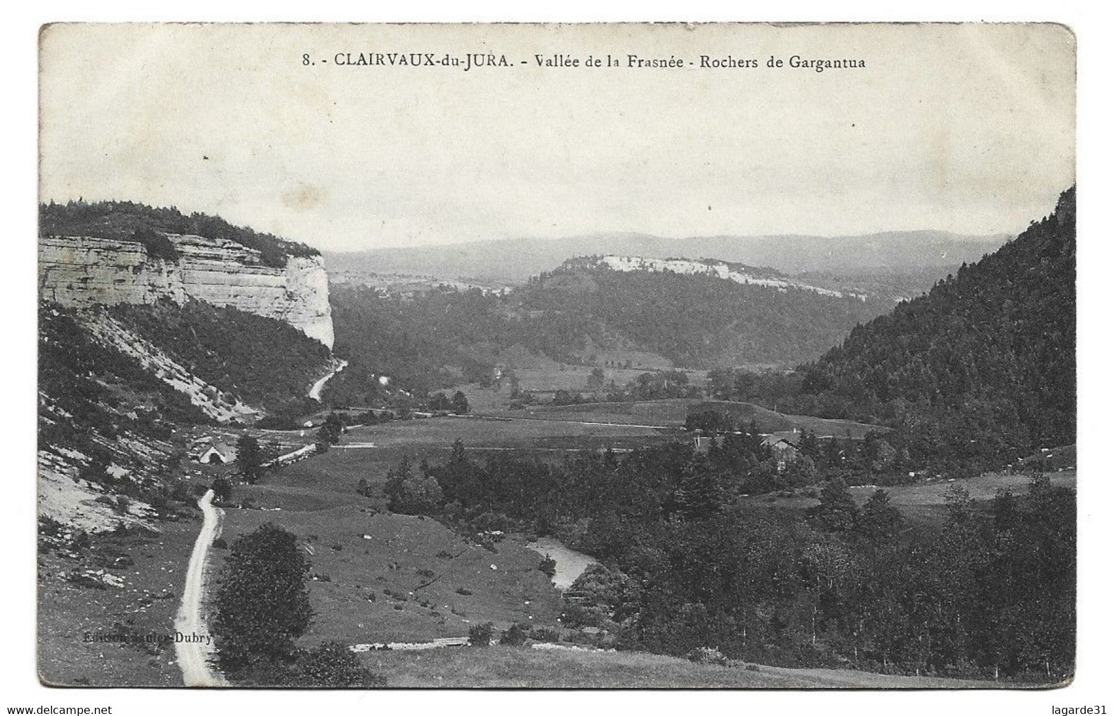 CLAIRVAUX-du-JURA - Vallée De La Frasnée - Rochers De Gargantua - Clairvaux Les Lacs