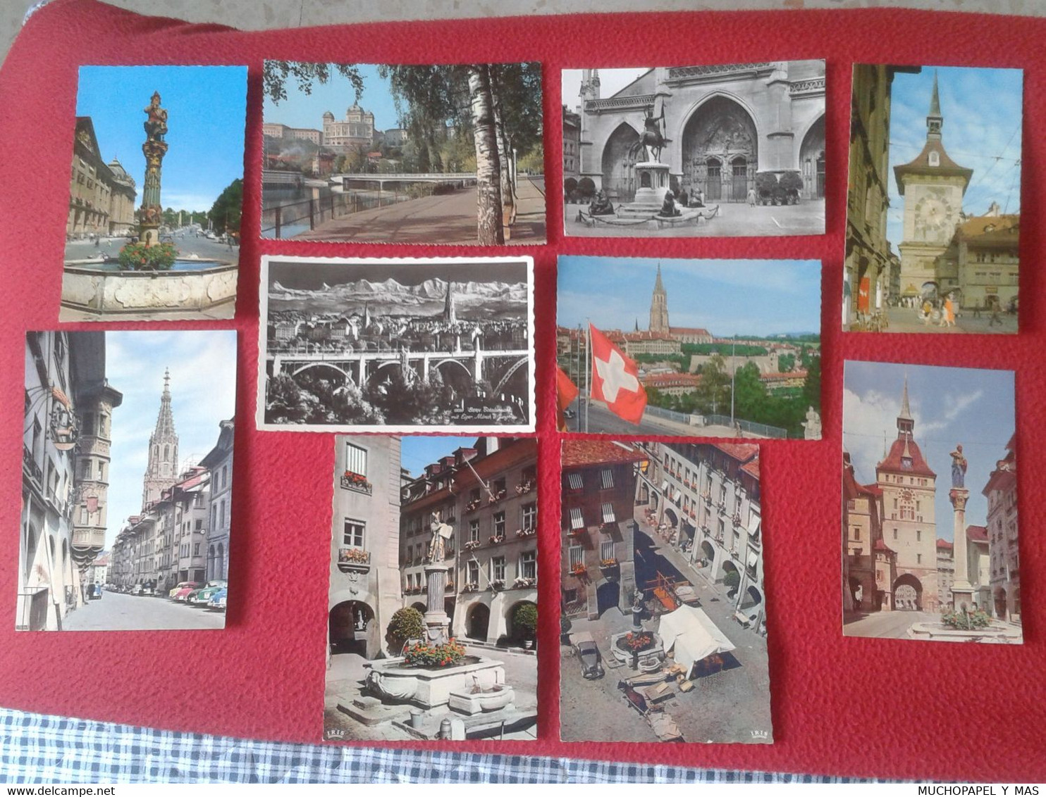 LOTE LOT DE 10 ANTIGUAS POSTALES POST CARDS POSTKARTES DE BERNA BERN BERNE SUIZA SUISSE SCHWEIZ..VER FOTO/S, SWITZERLAND - Bern