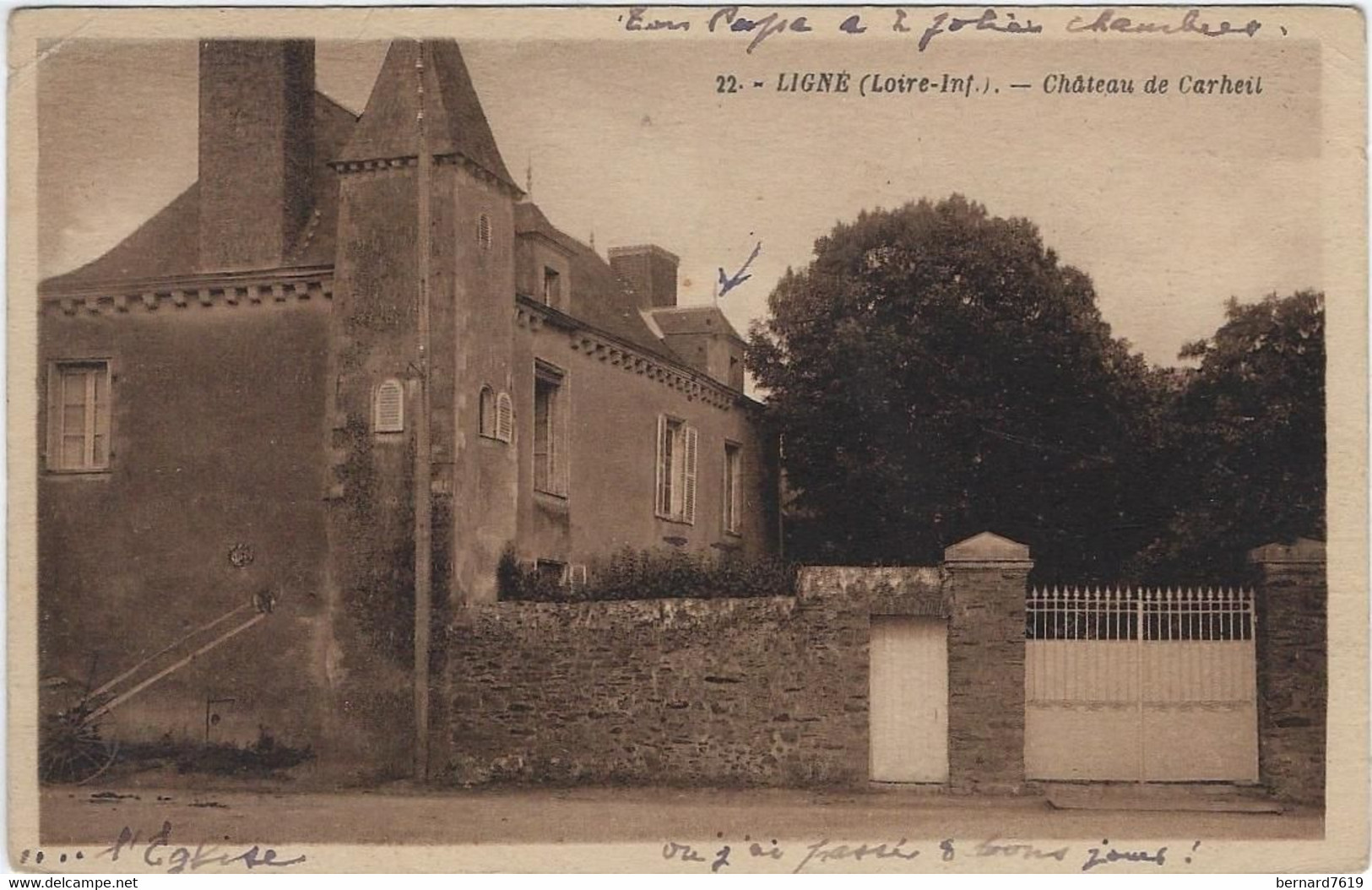 44   Ligne  -  Chateau De Carheil - Ligné