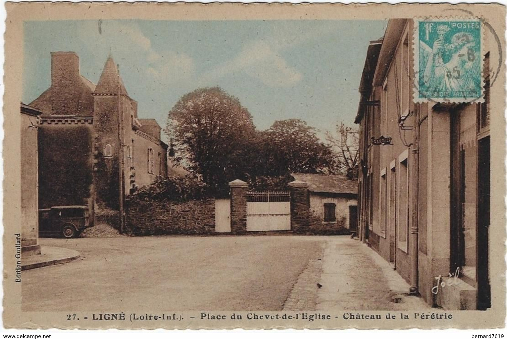 44   Ligne  -  Place Du Chevet De L'eglise -   Chateau De La Peretrie - Ligné