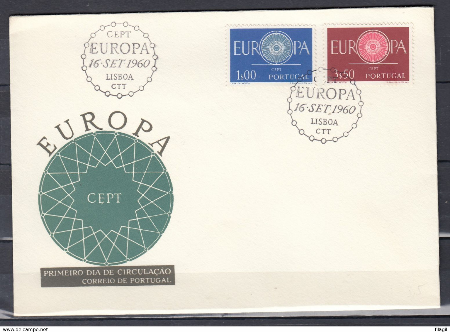 Brief Van Cept Europa Lisboa - 1960