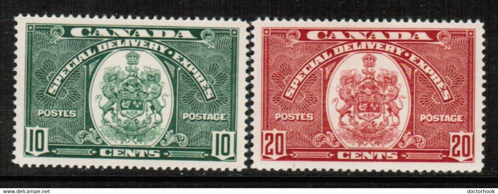 CANADA  Scott # E 7-8* VF MINT LH (STAMP SCAN #764) - Espressi