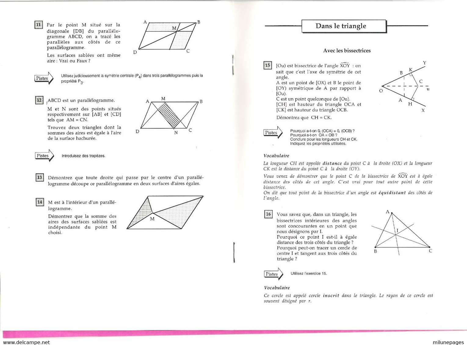 Lot 2 Fascicules GALION Thèmes Démontrer Avec Des Aires Et Graphiques 24 Pages D'exercices Par Fascicule - Didactische Kaarten