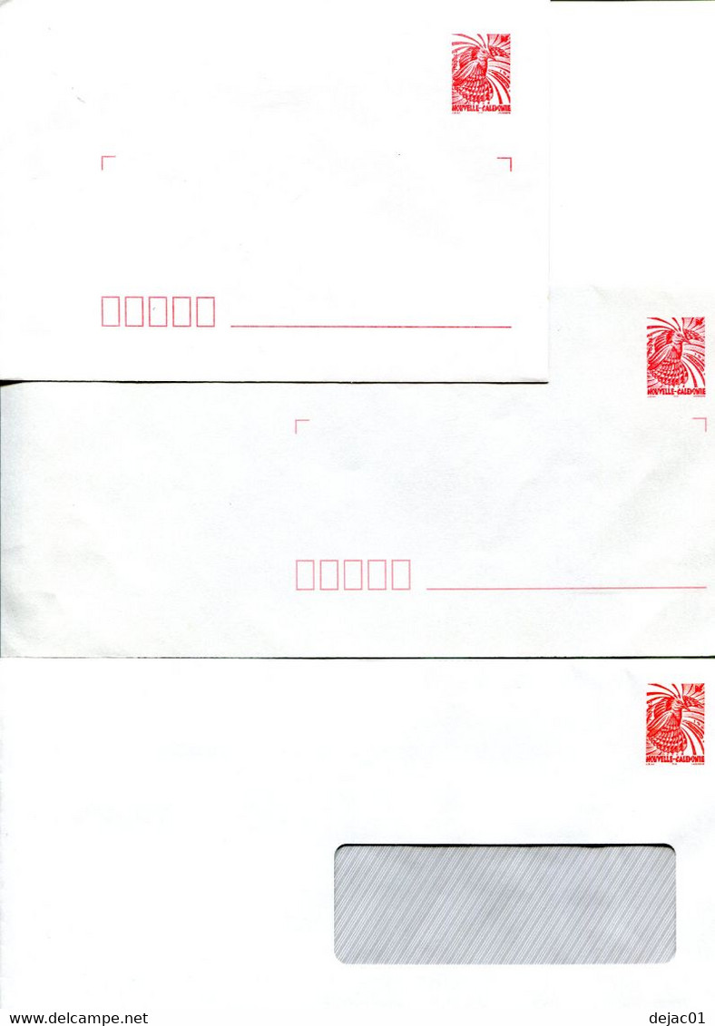 Nouvelle Calédonie - Entier Postal Yvert 17 18 & 19 E - R 6185 - Entiers Postaux