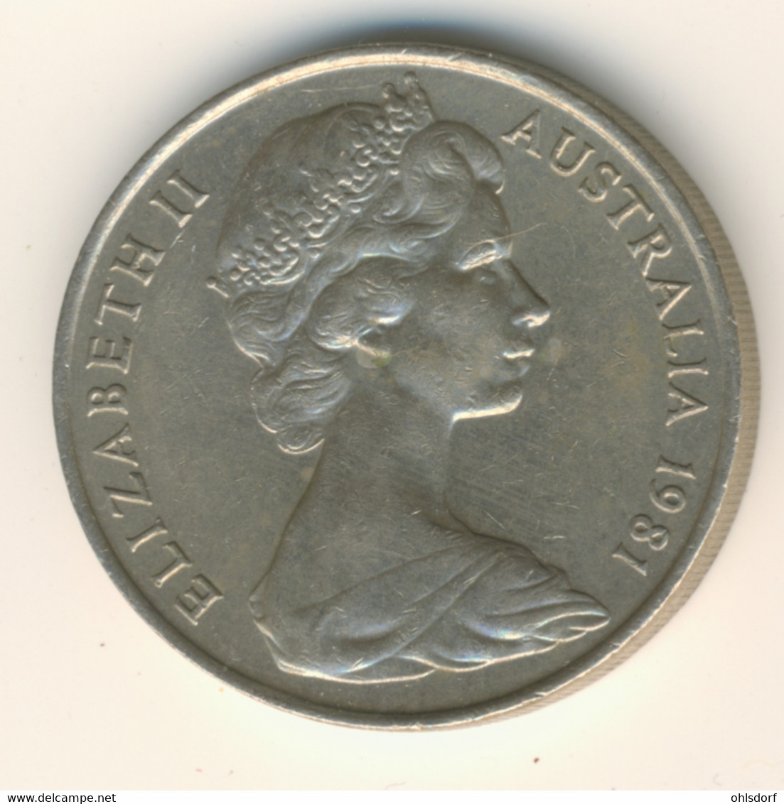 AUSTRALIA 1981: 20 Cents, KM 66 - 20 Cents