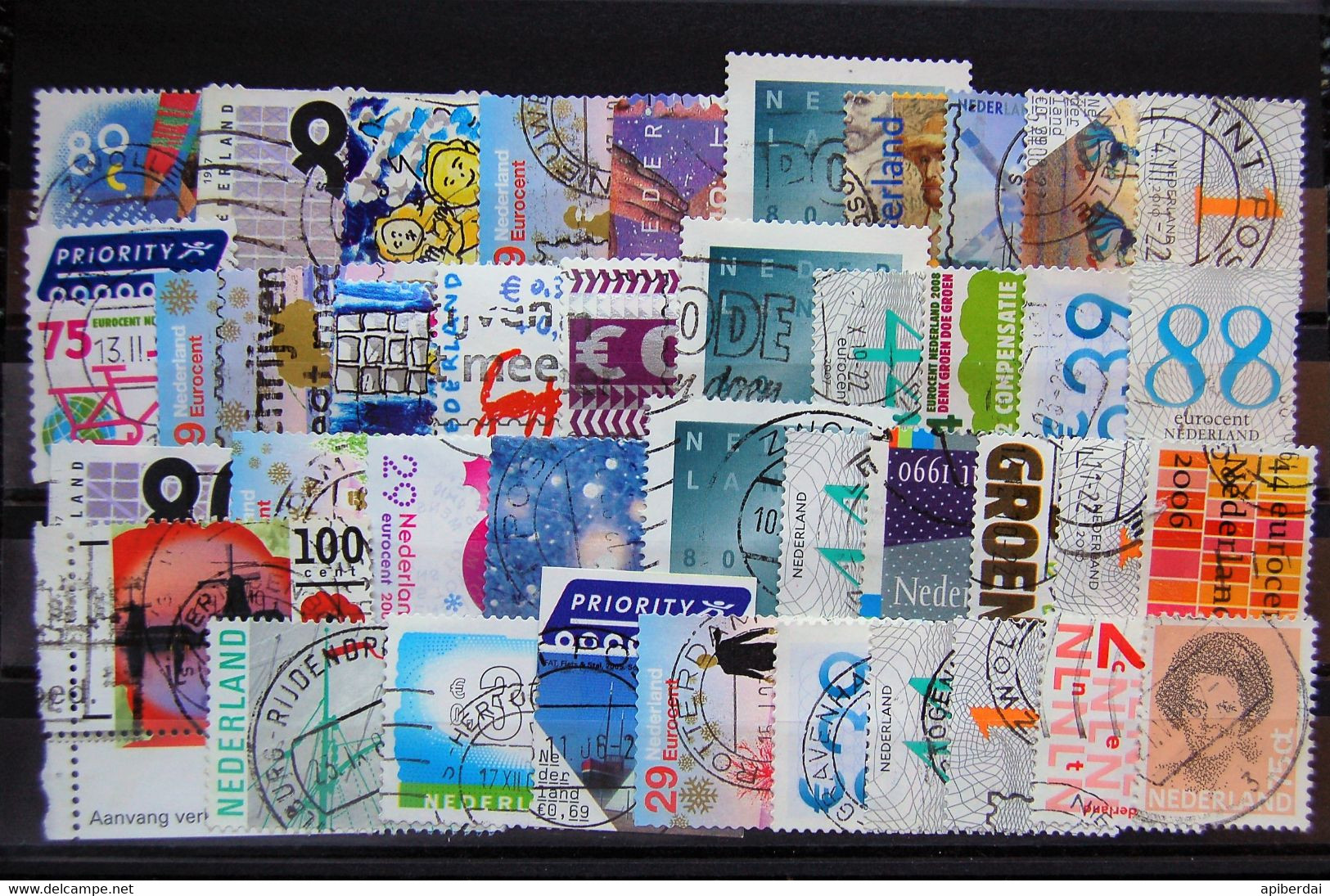 Nederland Pays Bas - Small Batch Of 40 Stamps Used XIV - Colecciones Completas