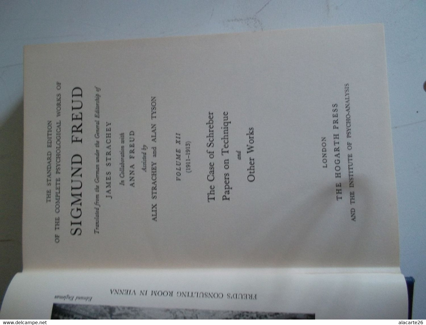 The Standard édition Of The Complete Psychological Works Of SIGMUND FREUD Vol. XII (1911-1913) - Psychologie