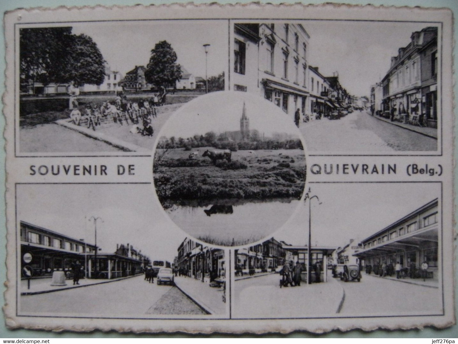 CPSM Quiévrain - Souvenir Multivues - Vues De Différents Quartiers De La Ville    A Voir ! - Quiévrain