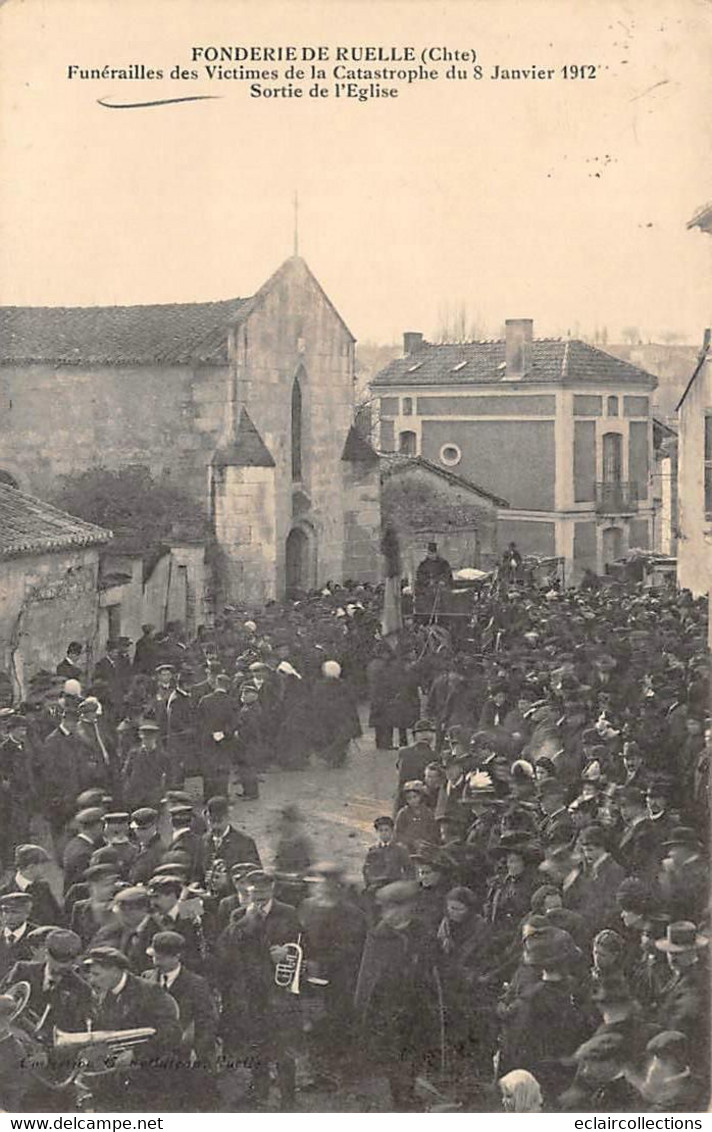 Ruelle           16         Funérailles Des Victimes De La Catastrophe De Janvier 1921      (voir Scan) - Otros & Sin Clasificación