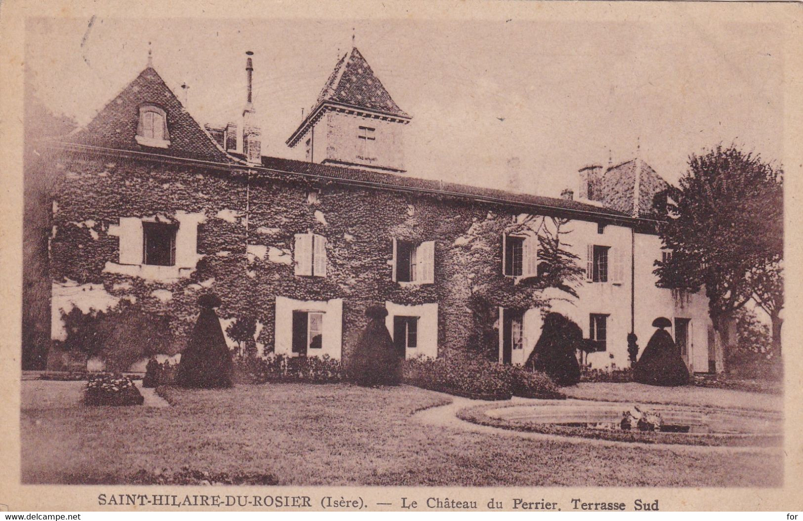 Isère : SAINT HILAIRE DU ROSIER : Le Château Du Perrier - Terrasse Sud - Otros & Sin Clasificación