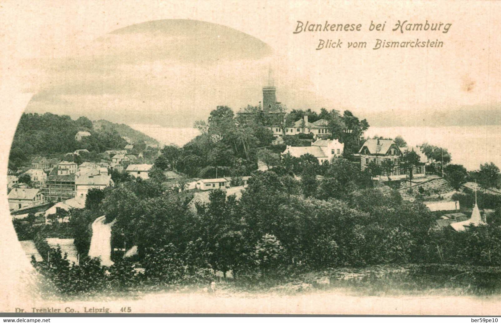 ALLEMAGNE BLANKENESE BEI HAMBURG BLICK VOM BISMARCKSTEIN - Blankenese