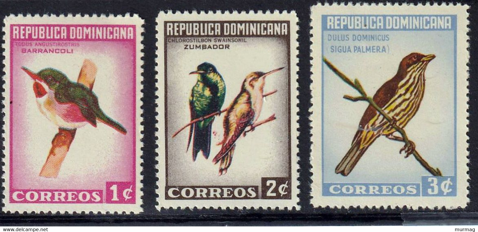 REPUBLIQUE DOMINICAINE - Faune, Oiseaux - Y&T N° 612-616 - PA 172 - MNH - 1964 - Dominikanische Rep.