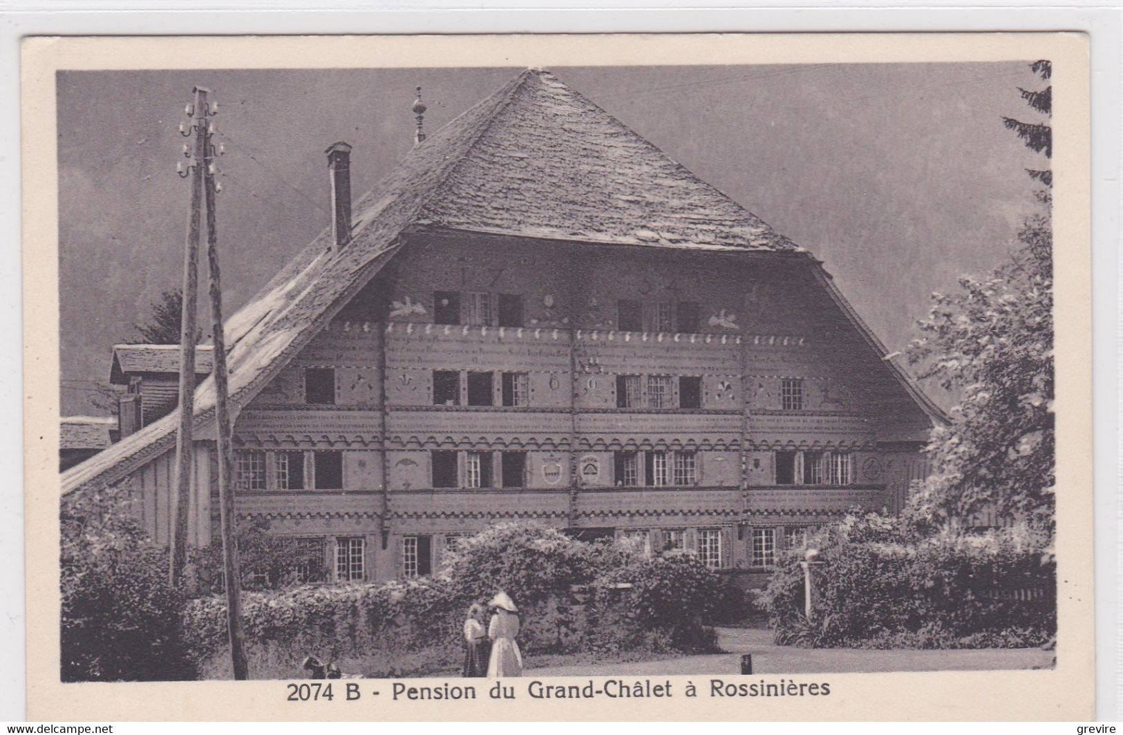 Rossinières. - Pension Du Grand-Chalet - Rossinière