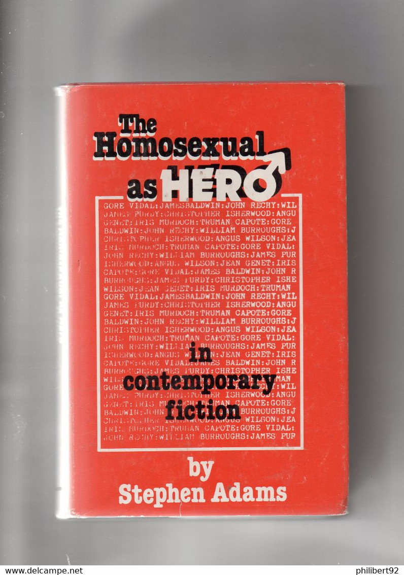 Stephen Adams. The Homosexual As Hero In Contemporary Fiction - Literaire Kritiek