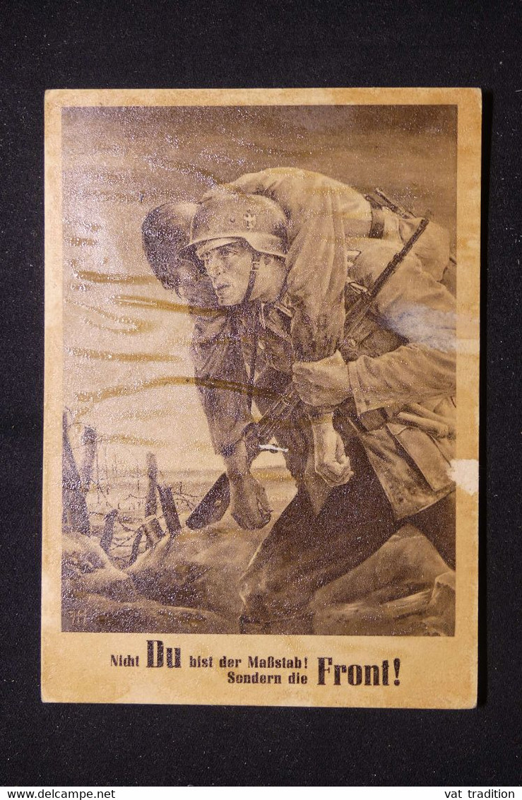 POLOGNE / ALLEMAGNE - Oblitération Temporaire De Krakau En 1943 Sur Carte Patriotique  - L 95887 - General Government