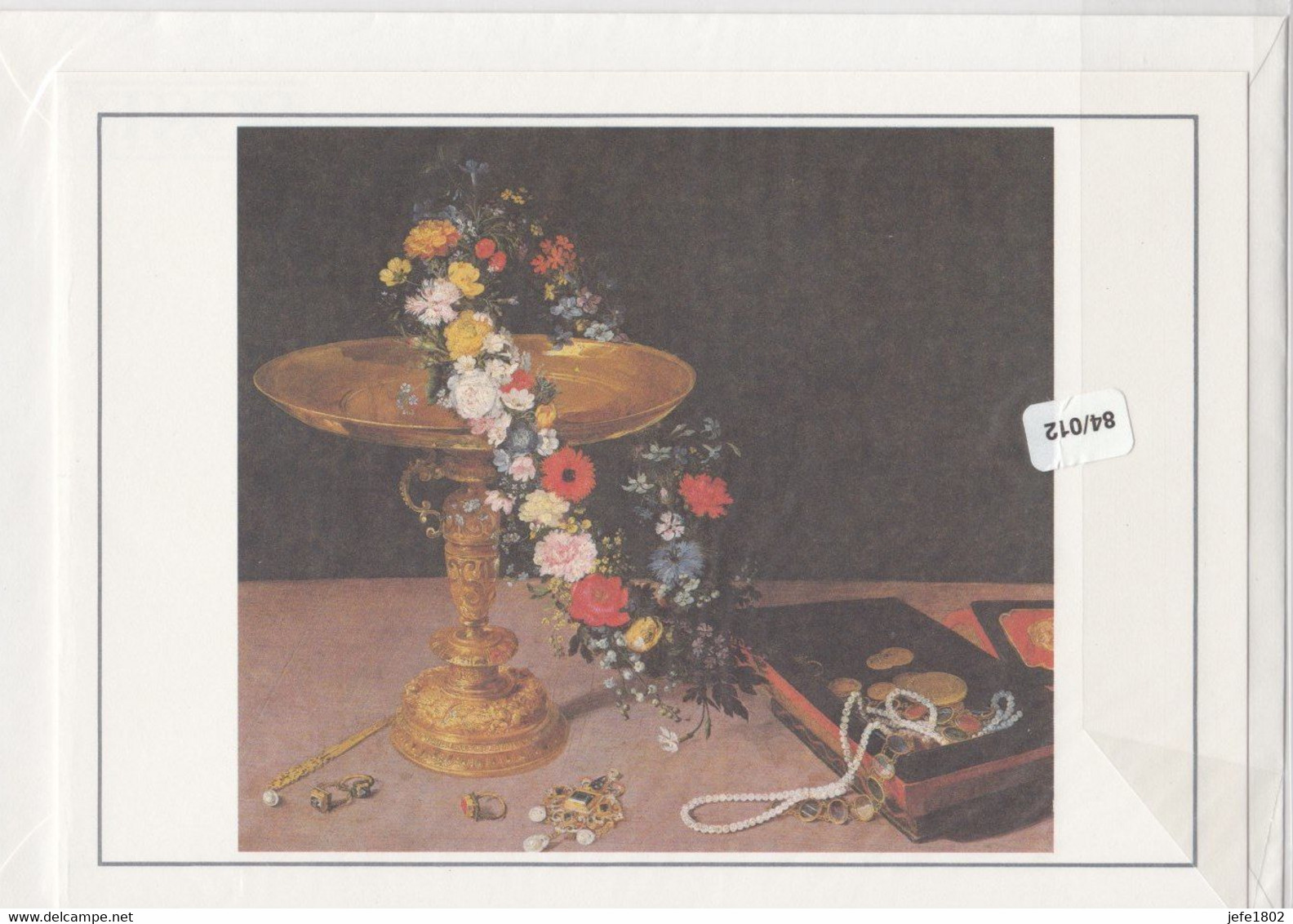 Postogram 012 / 84 - Stilleven - J. Breugel (de Fluwelen) - Flowers - Postogram