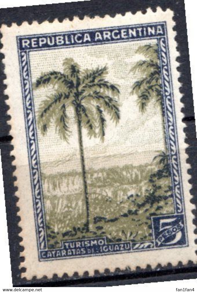 ARGENTINE - (République) - 1935 - N° 382 - 5 P. Bleu Et Vert-olive - (Chutes De L'Iguazu) - Nuevos