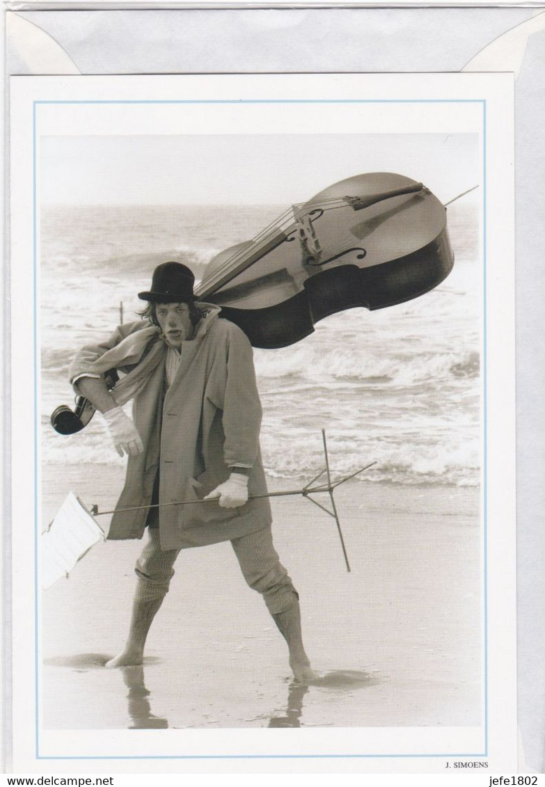 Postogram 046 / 91 - De Zeemuzikant - J.Simoens - Musician - Sea - Postogram