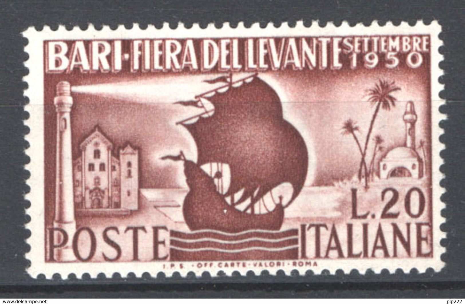 Italia Repubblica 1950 Fiera Di Bari Sass. 627 **/MNH VF - 1946-60: Ungebraucht