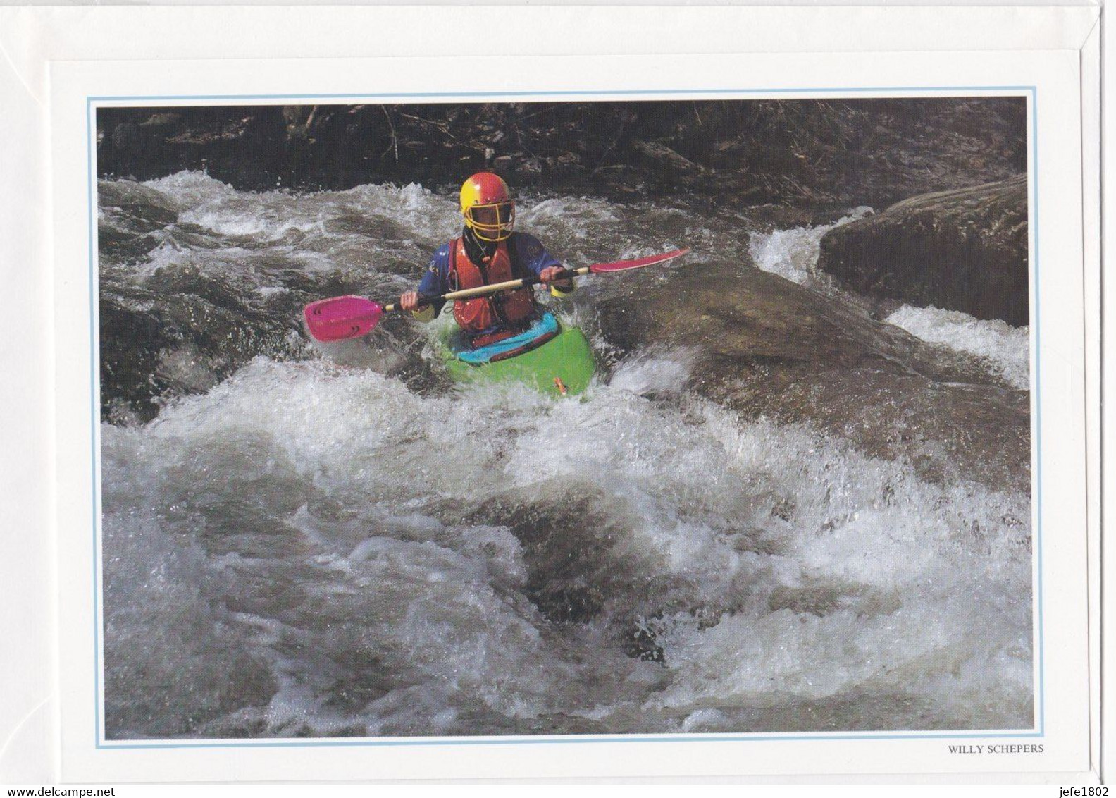 Postogram 058 / 92 - Kayak - W. Schepers - Postogram