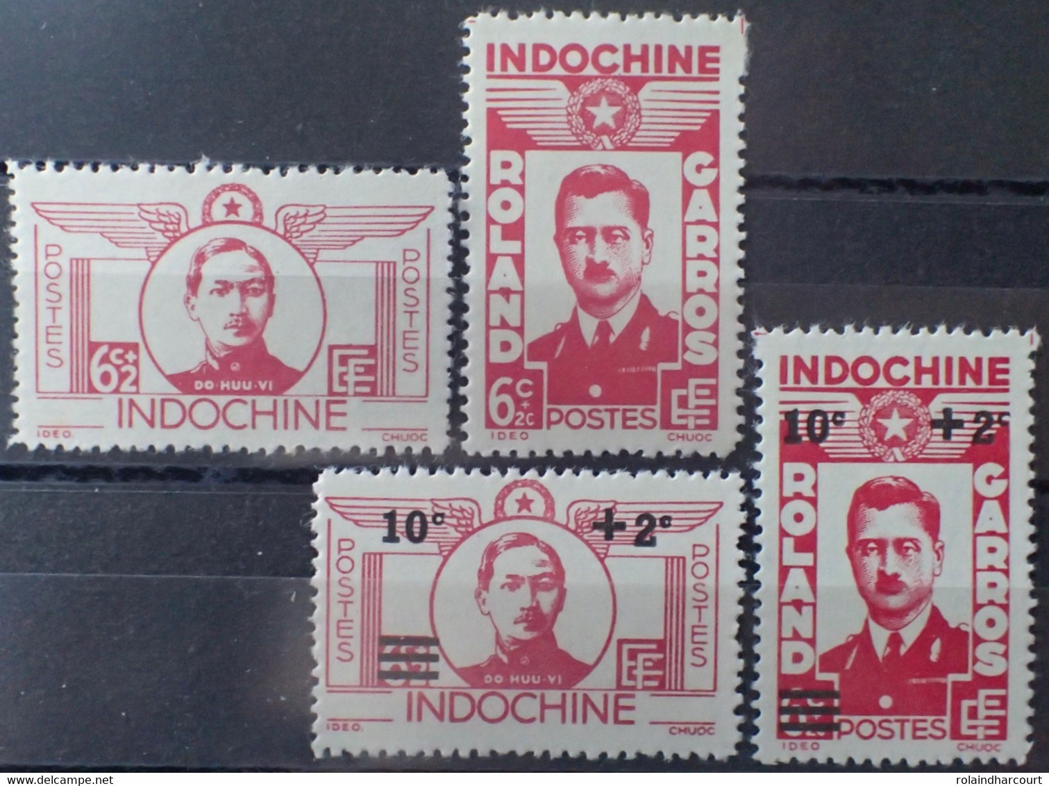 R2452/251 - 1943/1944 - COLONIES FR. - INDOCHINE - N°274 à 277 NEUFS* - Ungebraucht