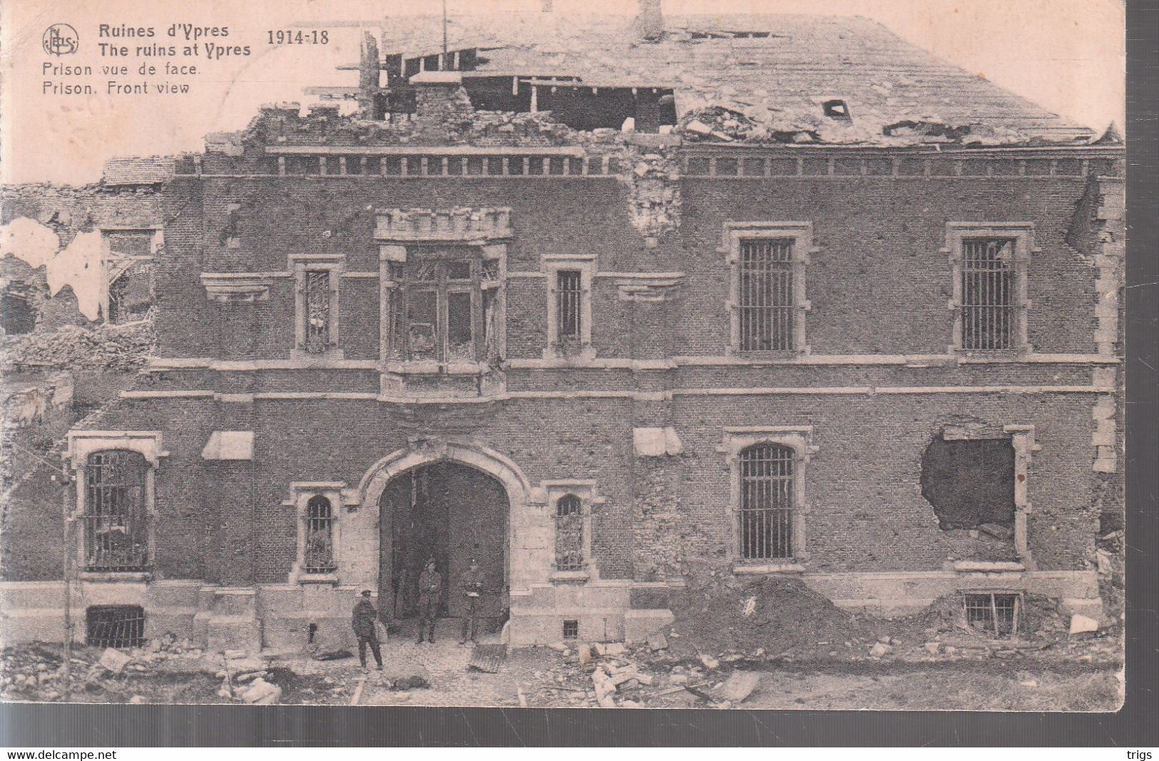 Ypres (1914-1918) - Prison, Vue De Face - Ieper