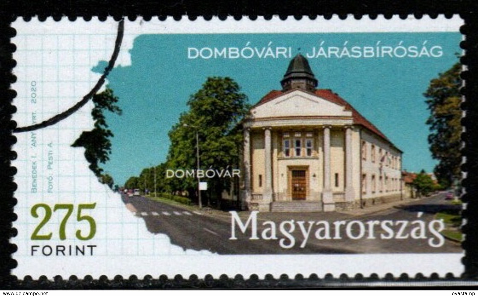 HUNGARY - 2020. SPECIMEN - Landscapes And Cities - Dombóvár / District Court - Essais, épreuves & Réimpressions