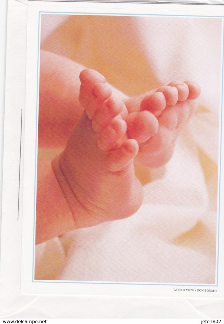 Postogram 082 / 94 - Baby Voetjes - Don Bonsey - W. View - Baby Feet - Postogram