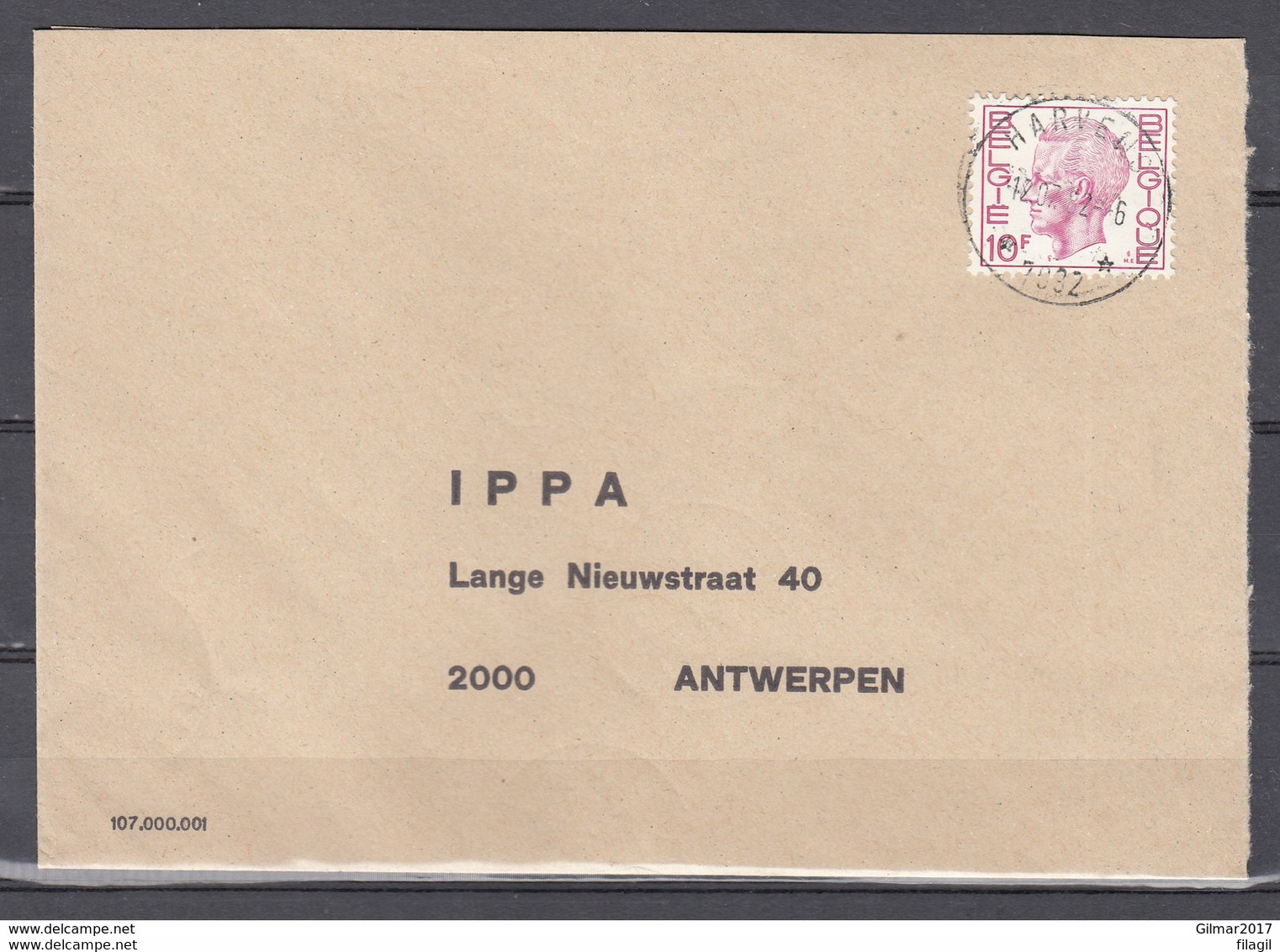 Brief Van Harvens (sterstempel) Naar Antwerpen - 1970-1980 Elström