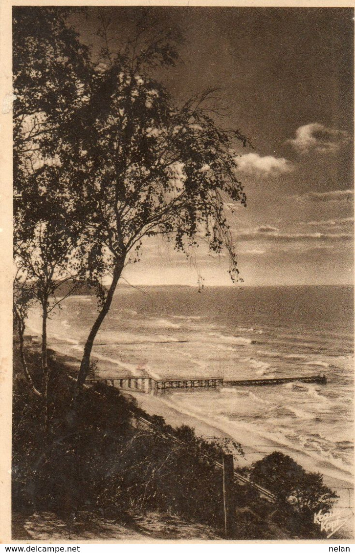 OSTSEEBAD RAUSCHEN - BLICK VON DER VENUSSPITZE - REAL PHOTO 1936 - Zonder Classificatie